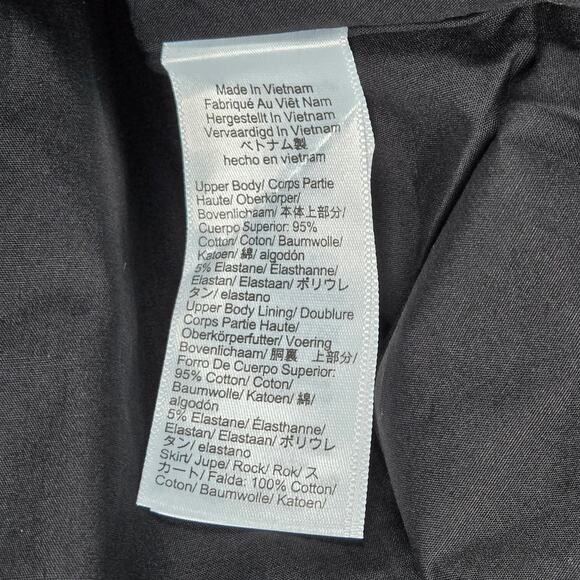 J. Crew Bubble-hem mixy dress Black CI886 L NWT - Picture 4 of 11